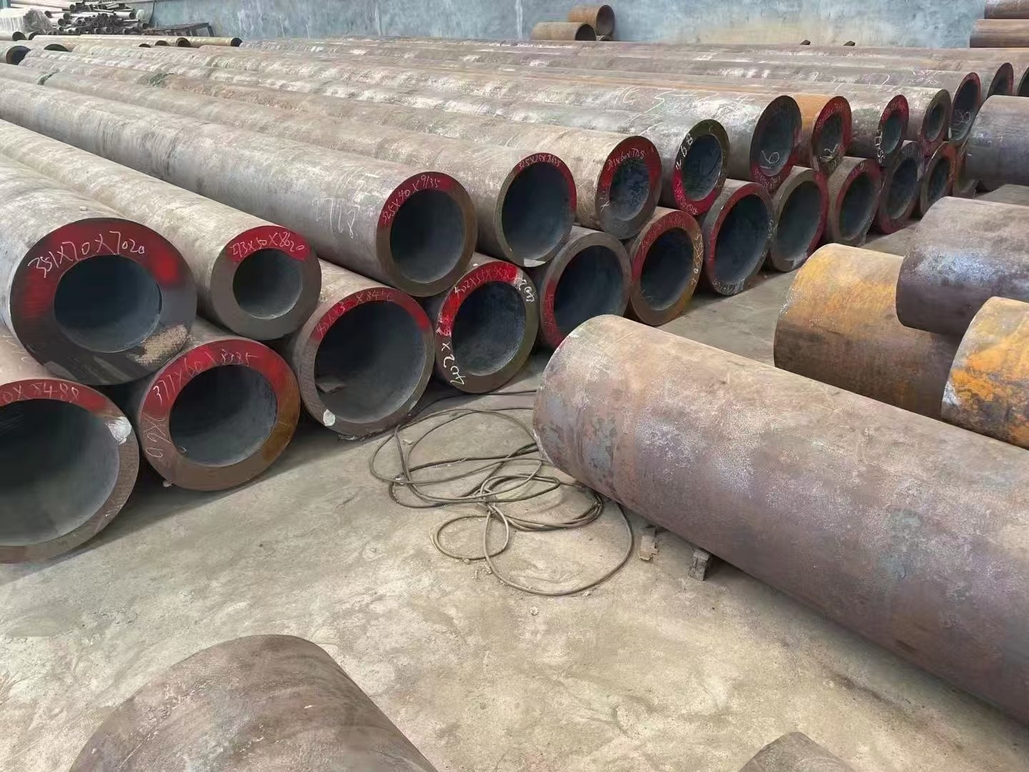 黄冈市无缝钢管切割定尺切割加工热轧冷拔无缝钢管 - 一站式服务